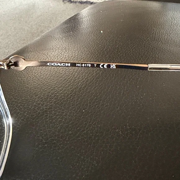 Coach Transparent Frame Eyeglasses - Picture 3 of 7